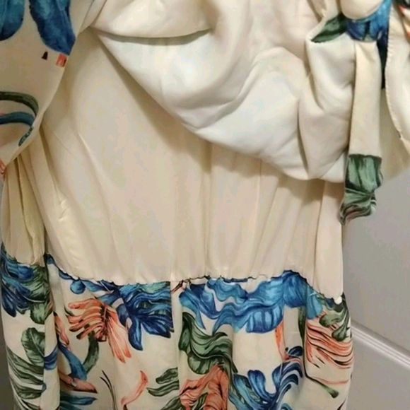 Tahari ASL Sleeveless Printed Linen Jumpsuit - Picture 7 of 11